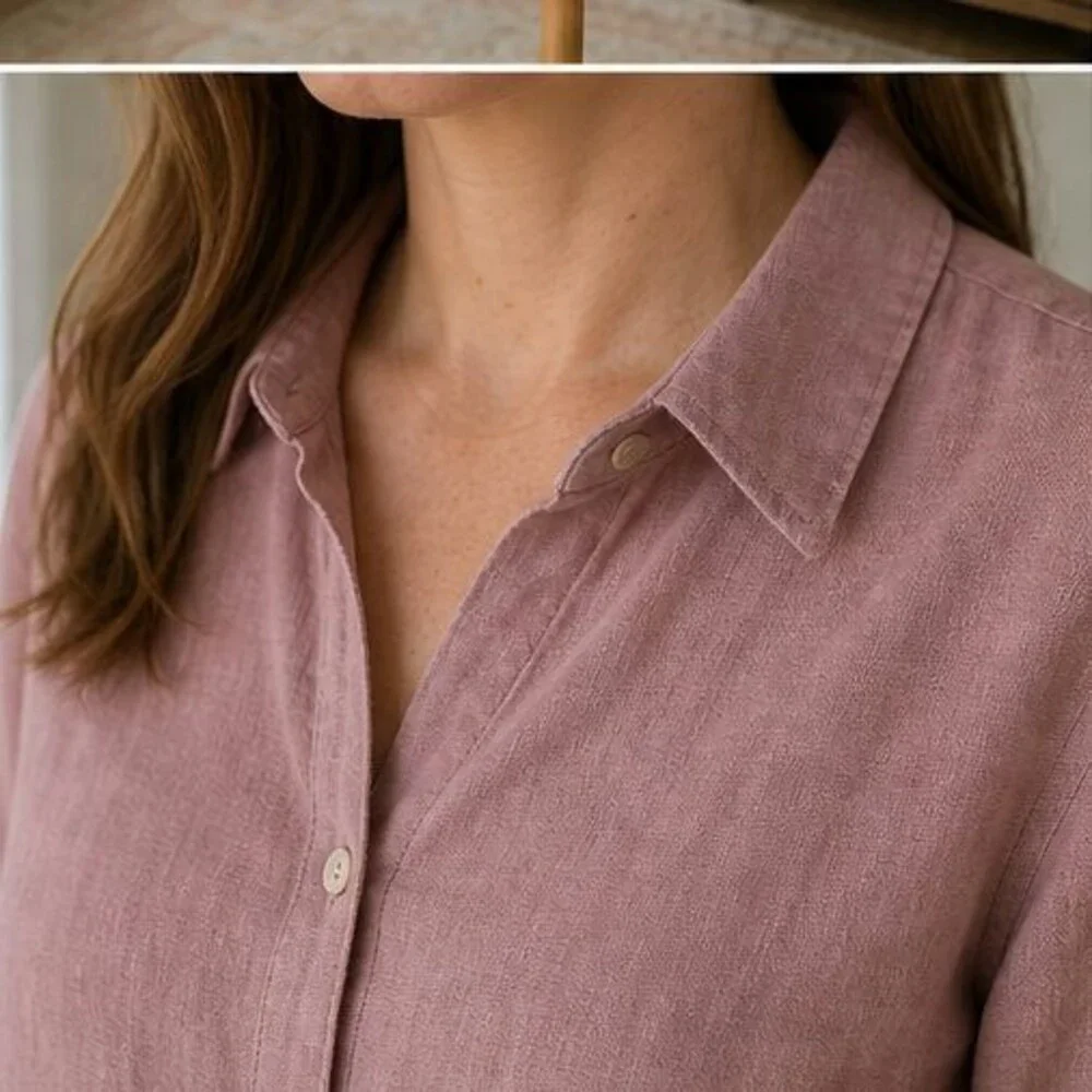 Rust Peplum Top